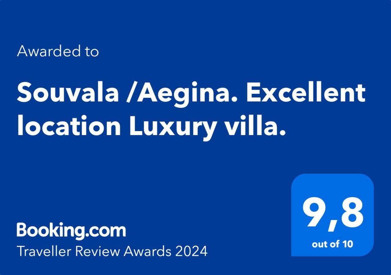 Souvala /Aegina. Excellent Location Luxury Villa. Vathi  Ngoại thất bức ảnh